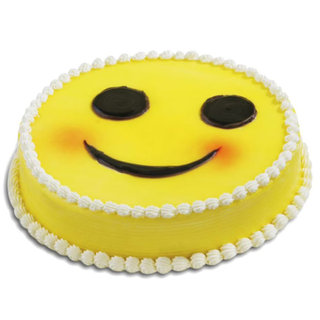 Toothsome Smiley Cake