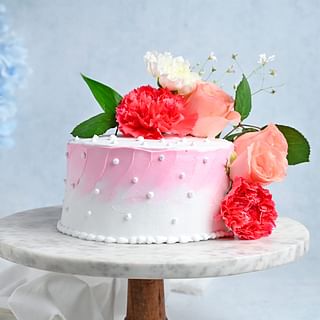 Rosey Pineapple Cake