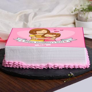 Happy Daughters Day Poster Cake- Order Now