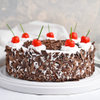 Top View of Dark Black Forest Cake