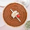 Top View of Butterscotch Cake Online
