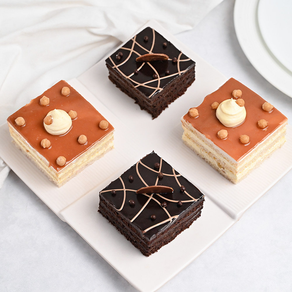 Chocolate and Butterscotch Pastries