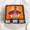super hero dad photo cake