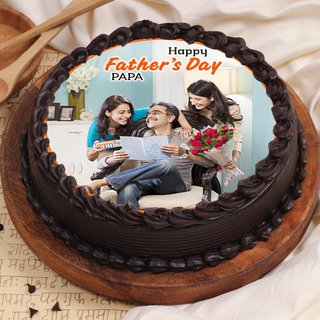 Fathers Day Photo Cake