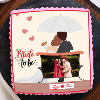 Bride To Be Poster Cake