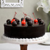 Front view of German Gateau - German Black Forest Cake