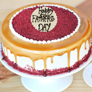 Coffee & Red Velvet Cake For Father