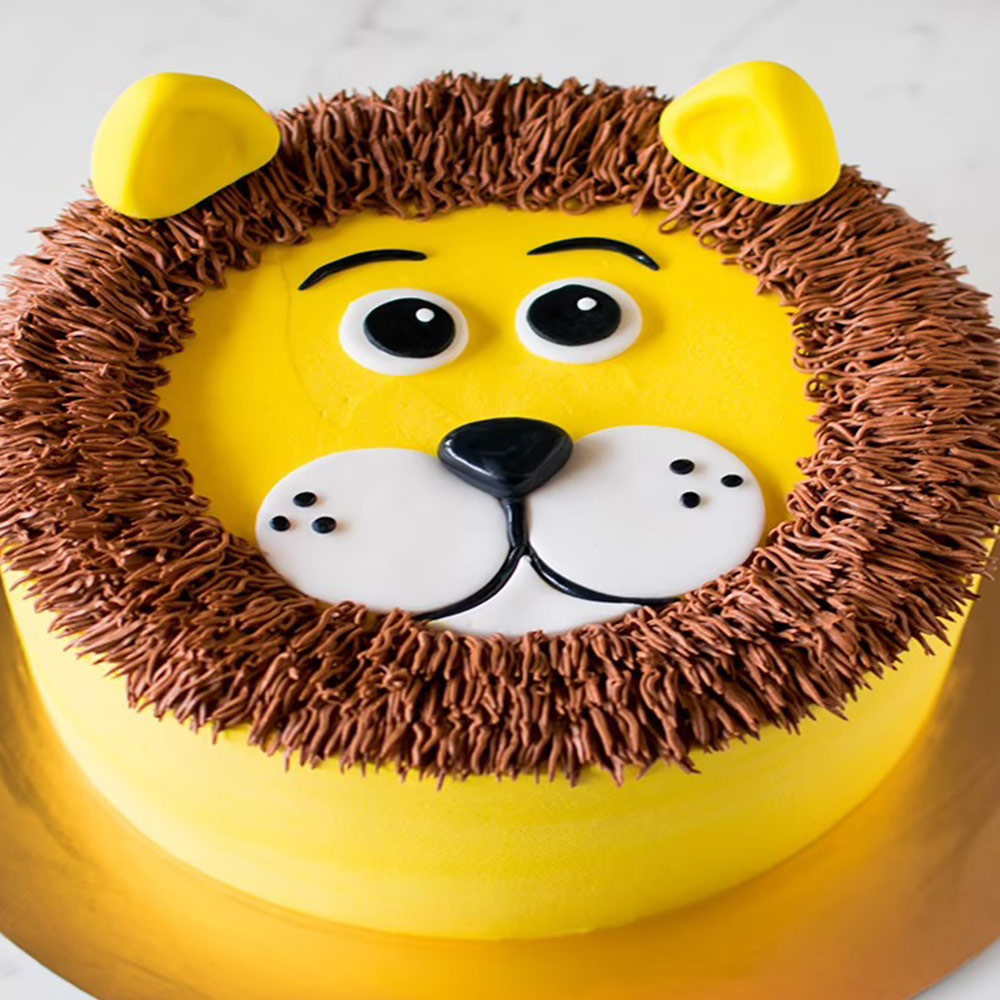 Buy Gorgeous Lion Cream Cake-Lion Cream Cake