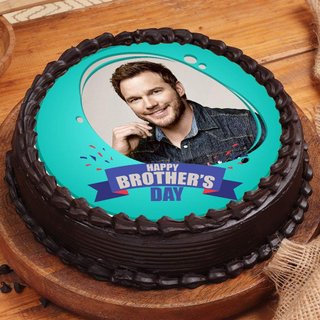 Happy Brothers Day Photo Cake