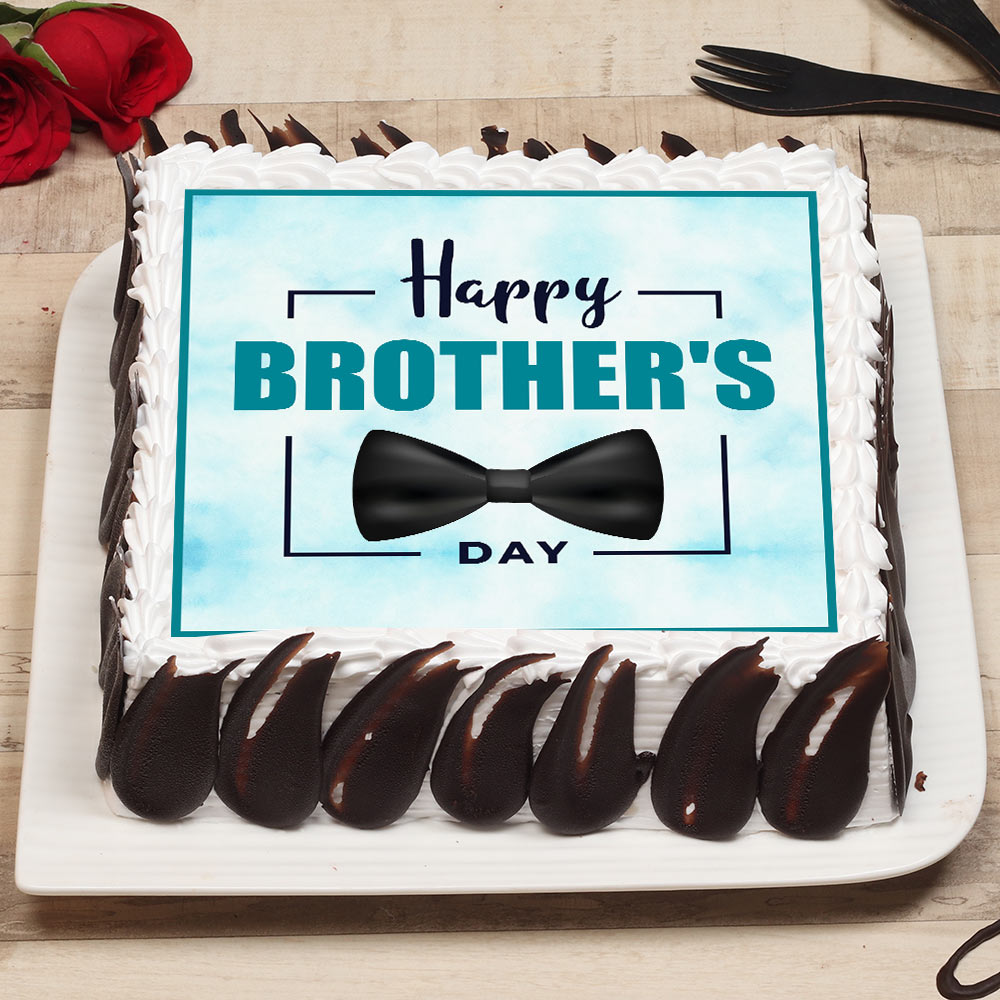 Buy Happy Brothers Day Poster Cake-Brothers Day Poster Cake