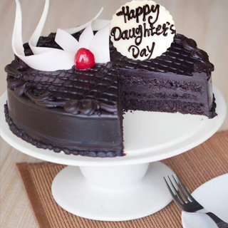 Order Happy Daughters Day Chocolate Cake Online