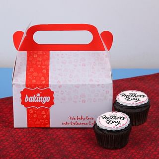 Packed Happy Mothers Day Cupcakes 2 Pieces
