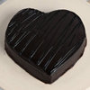 View of Heart in Heart Shaped Choco Pinata Cake