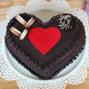 Heart Shaped Chocolate Truffle Cake