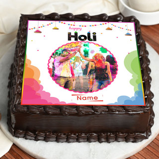 Photo Cake for Holi
