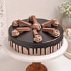 Round Kitkat Bake Cake