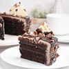 Sliced View of Choco Crunch KitKat Cake