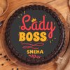 Top View of Poster Cake for lady Boss