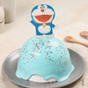 Top View of Doraemon Pull Me Up Cake