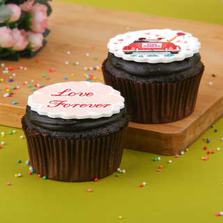 Love Forever Cupcakes 2 Pieces