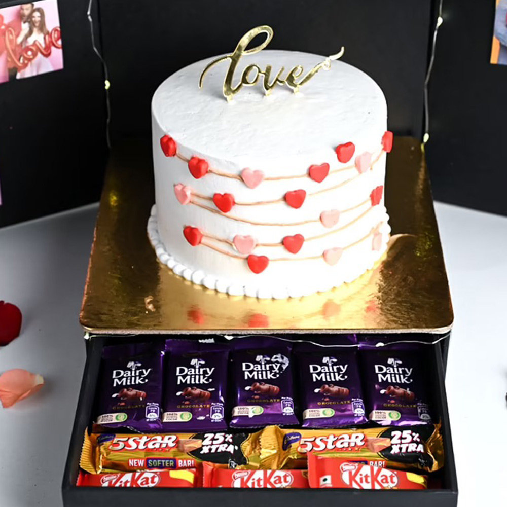 Romantic Birthday Cake for Lover Express Your Love