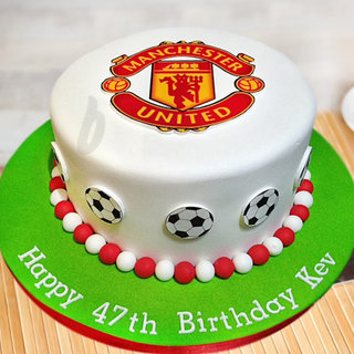 Ticket to MAN U - Manchester United Theme Cake