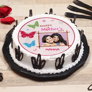 Mothers day photo cake