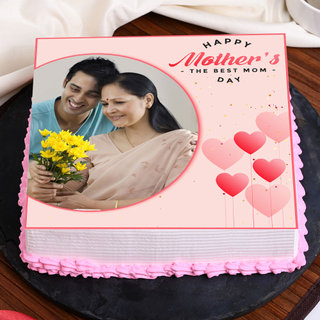 Mothers Day Photo Cake for Maa