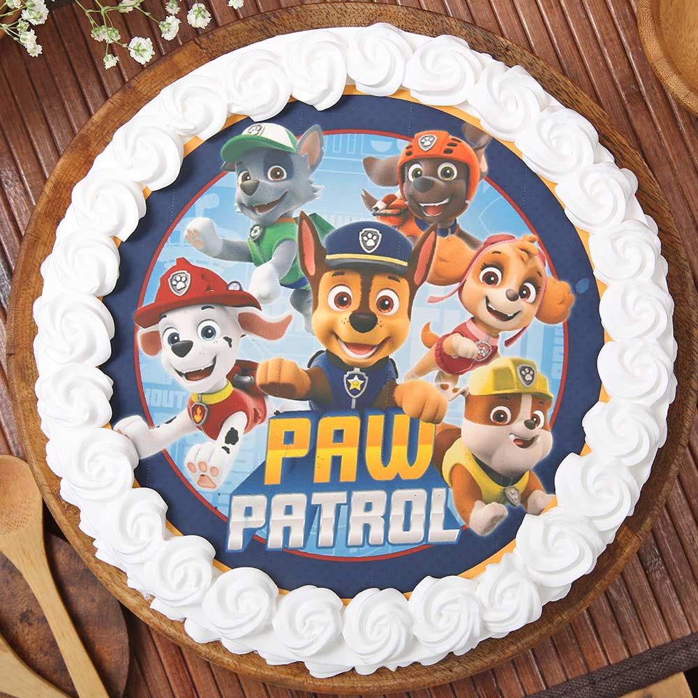 Buy Luscious Paw Patrol Cream Cake-Flavoursome Paw Patrol Cake