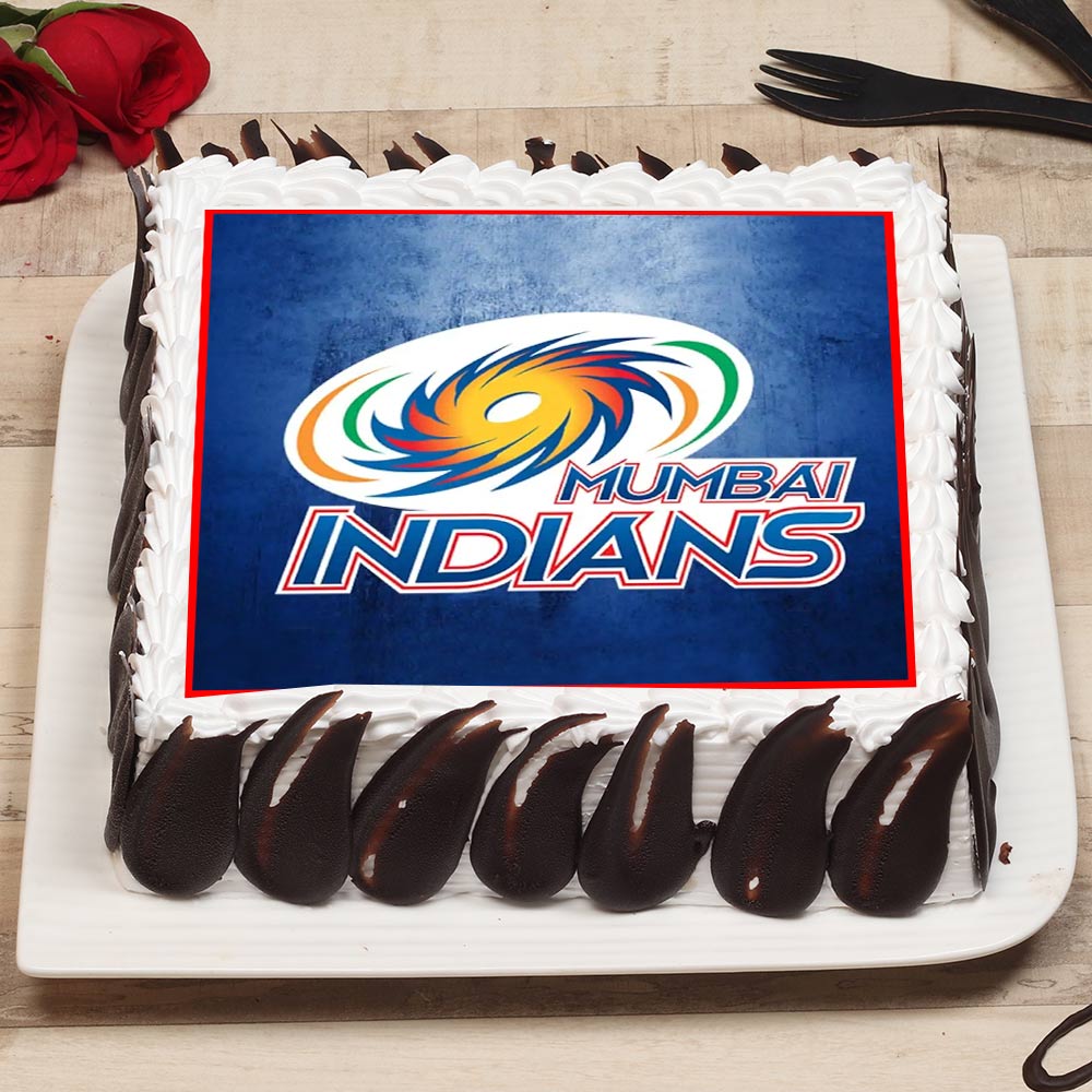 Mumbai Indians Poster Cake