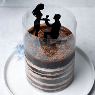 Side View of Choco Pull Me Up Cake Online
