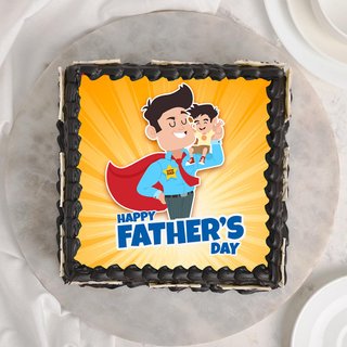Papa the Super Hero Cakes For Father's Day
