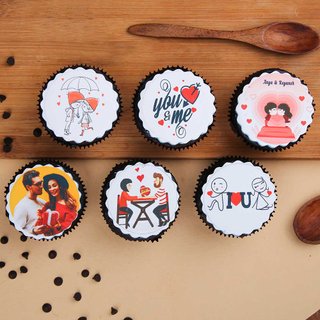 Personalised Love Cupcakes