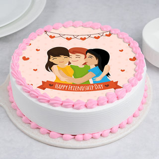 Friendship Day Special Photo Cake For Timeless Memories