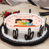 Side View of Friendship Day Special Photo Cake For Timeless Memories