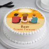 Friendship Day Photo Cake For Best Friends