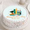 Teachers Day Poster Cake 