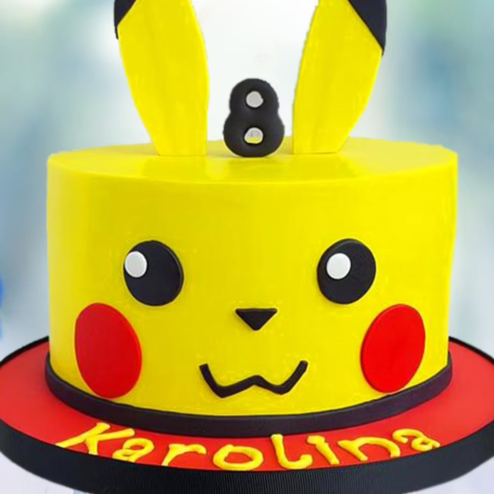 Buy Pikachu Fondant Cake-Cute Pikachu Cake
