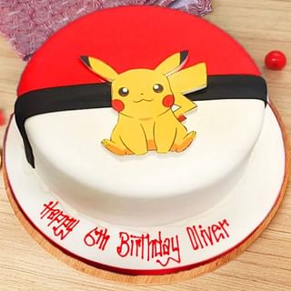 Pikachu Theme Cake