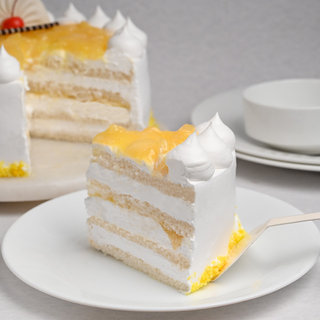 Sliced View of Pineapple Classique - A Pineapple Cake