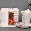 Pineapple Gems Pinata Cake