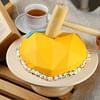 Heart Shaped Pineapple Pinata Cake with Hammer