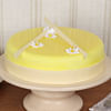 Round Pineapple Cream Cake