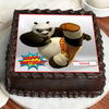 Panda Themed Photo Cake For Children