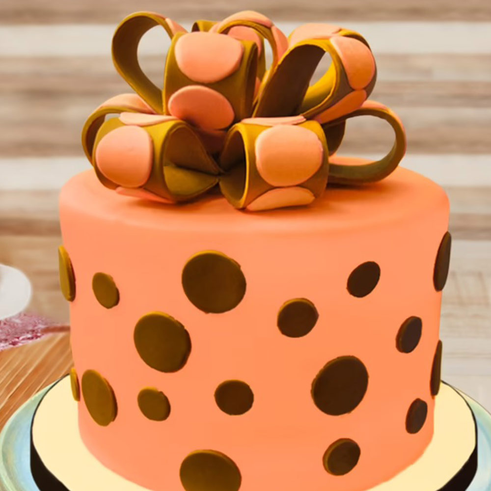 Large Polka Dot Cake Template - 4 Designs - Jessica Harris Cake Design