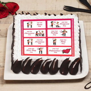 Poster Cake For Valentine