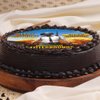 Side View of Poster Cake for PUBG Fan