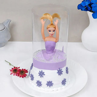 Purple Pull Me Up Barbie Cake 1 Kg