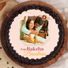 Raksha Bandhan Photo Cake N Single Rakhi
