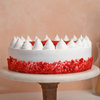 Front View of Red Velvet Cake
